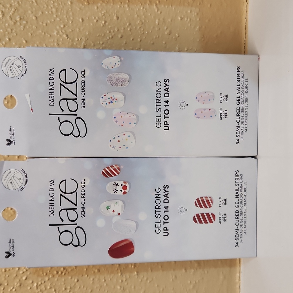 NEW SEMI-CURED GEL LOT(2)